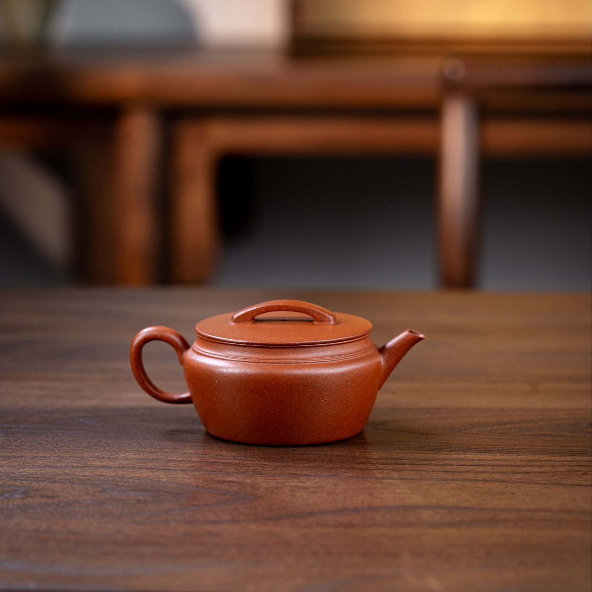 【松泉茶器】×尧日辰光丨《汉瓦》 黄龙山野山红泥  150cc