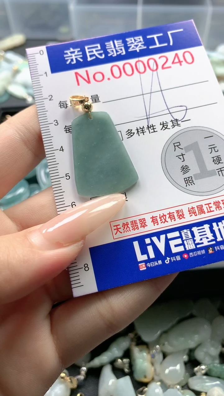 【闪购商品】翡翠吊坠(不含链)未镶嵌240