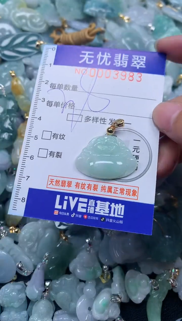 颈饰未镶嵌翡翠3983