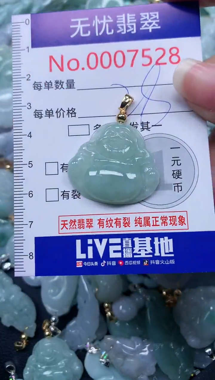颈饰未镶嵌翡翠7528