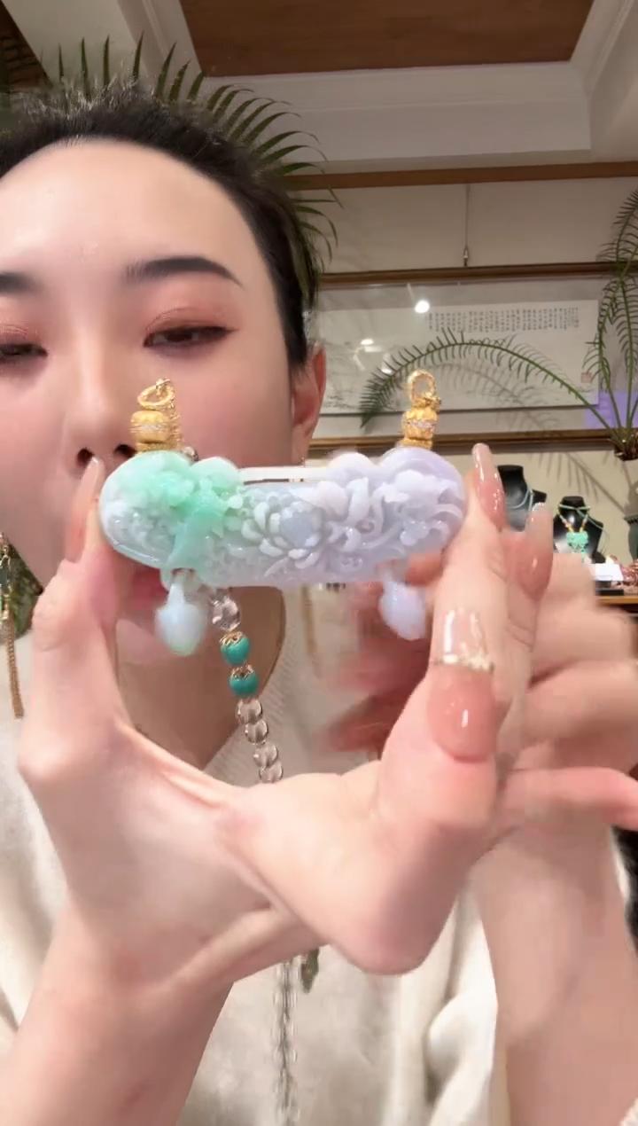 【闪购商品】翡翠颈饰未镶嵌国风