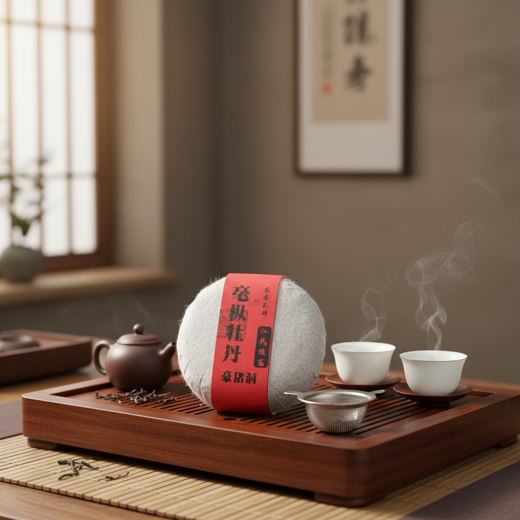 【江缘】福鼎白茶，毫枞牡丹·2024年白牡丹·毫香花香·典藏·豪猪洞