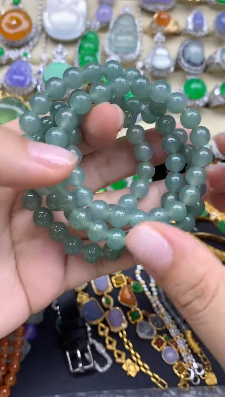 未镶嵌翡翠手链247-春日珠宝