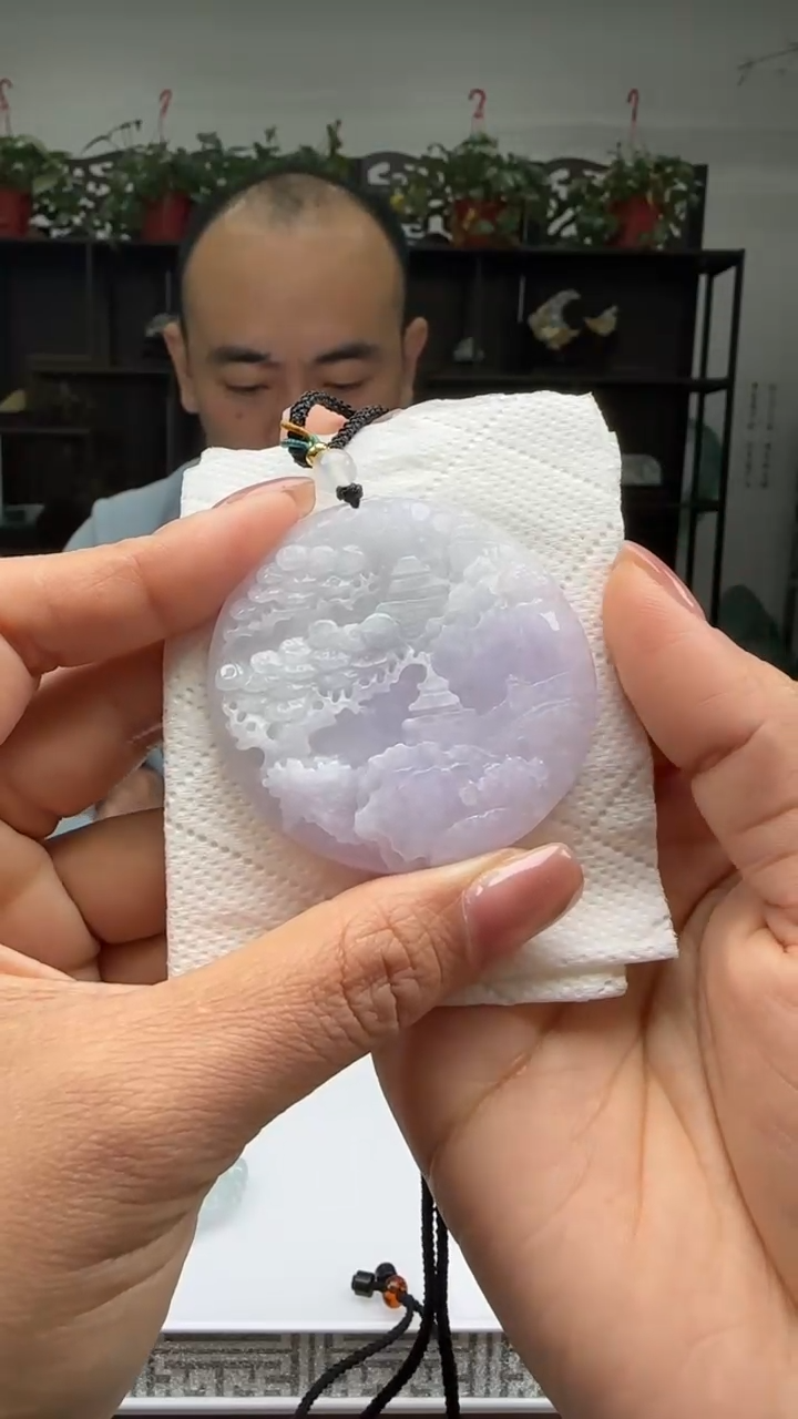 【闪购商品】翡翠颈饰未镶嵌天然翡翠A货吊坠