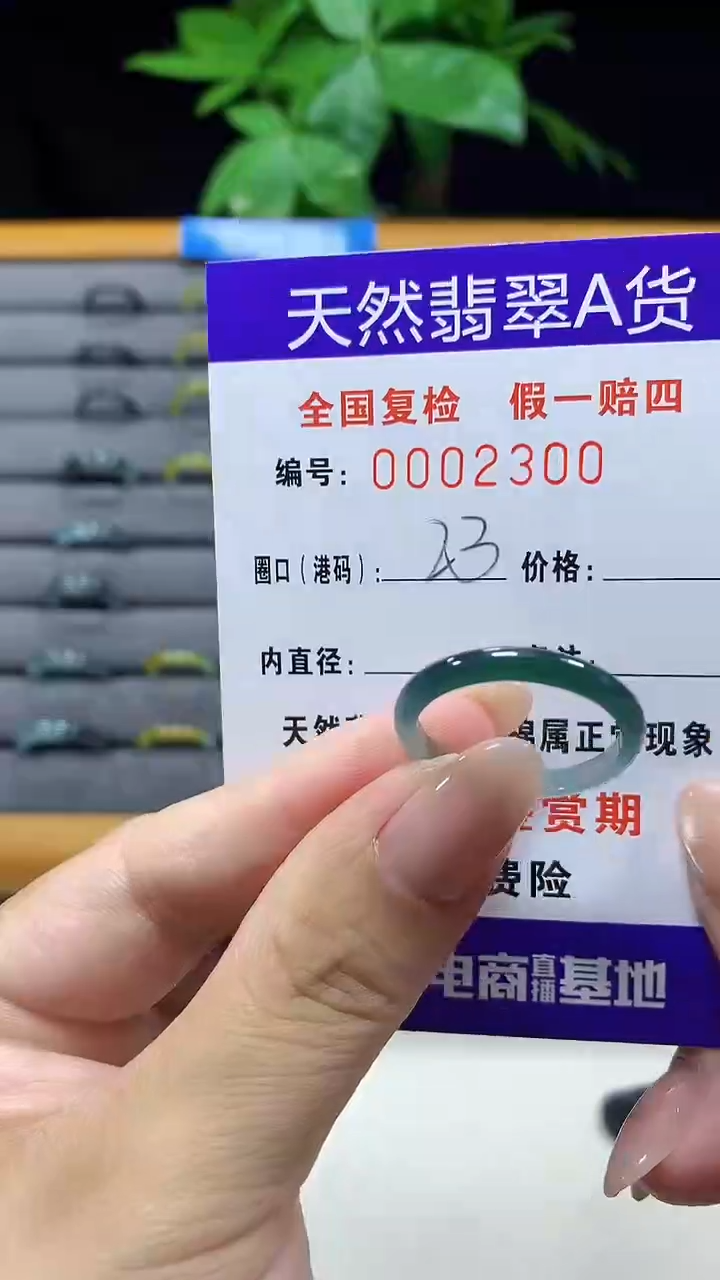 未镶嵌戒指翡翠2300天然翡翠A货