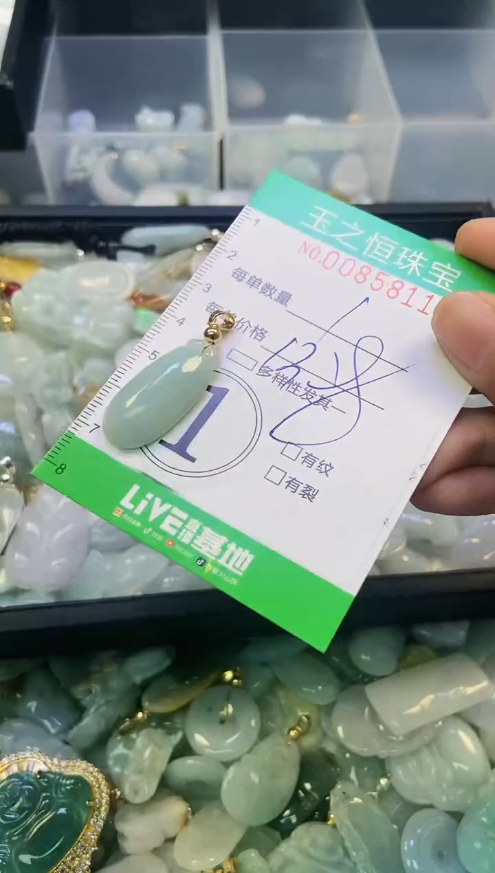 翡翠未镶嵌颈饰闪购0085811