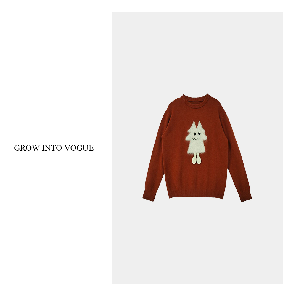 【直播专属】卡通图案毛衣 2D821001