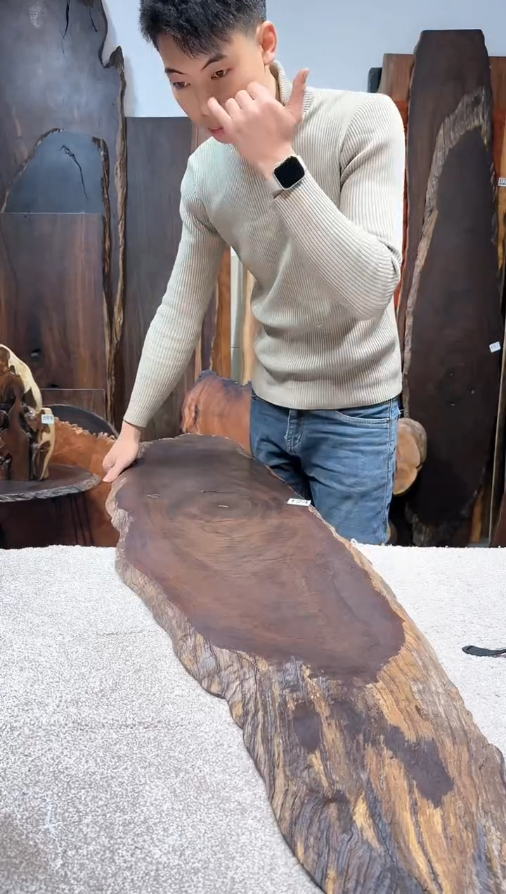 【闪购商品】风车木（黑檀木）尺寸158*37*2.5编124