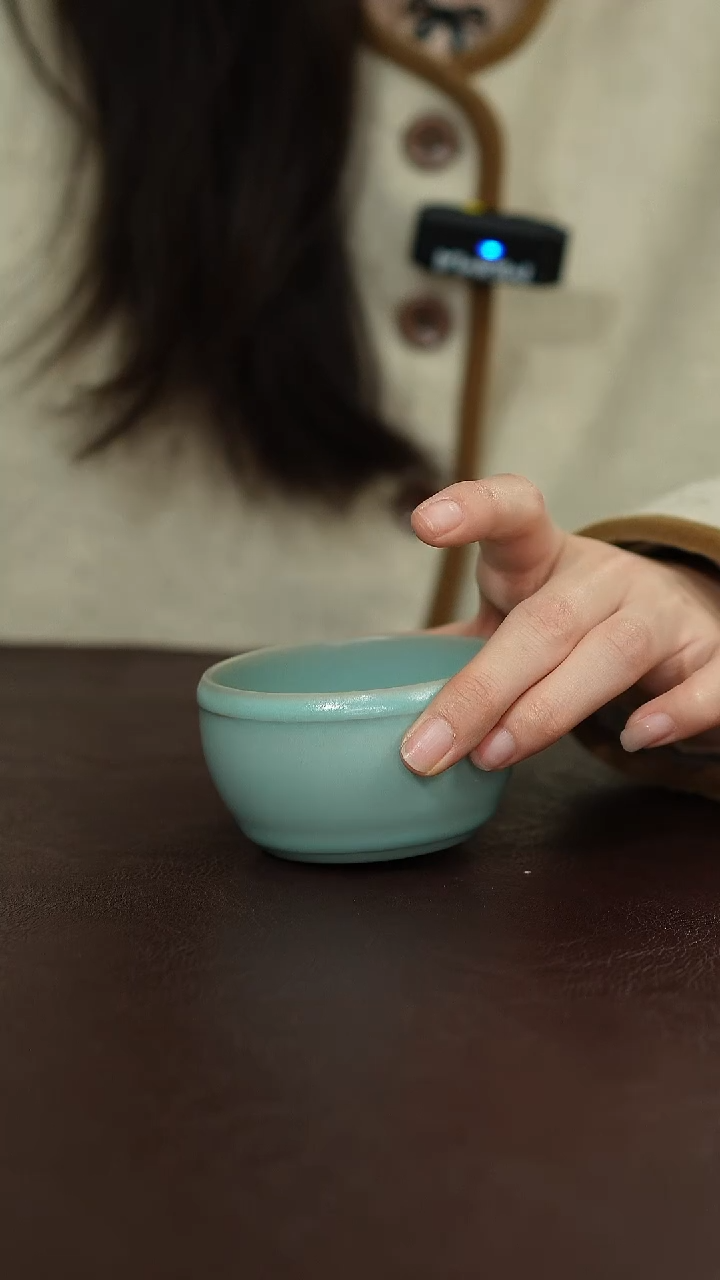 摆件陶原矿原釉汝宋汝瓷