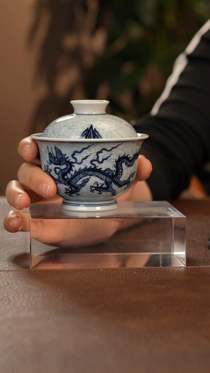 【闪购商品】瓷片青花瓷茶具斌芬陶瓷