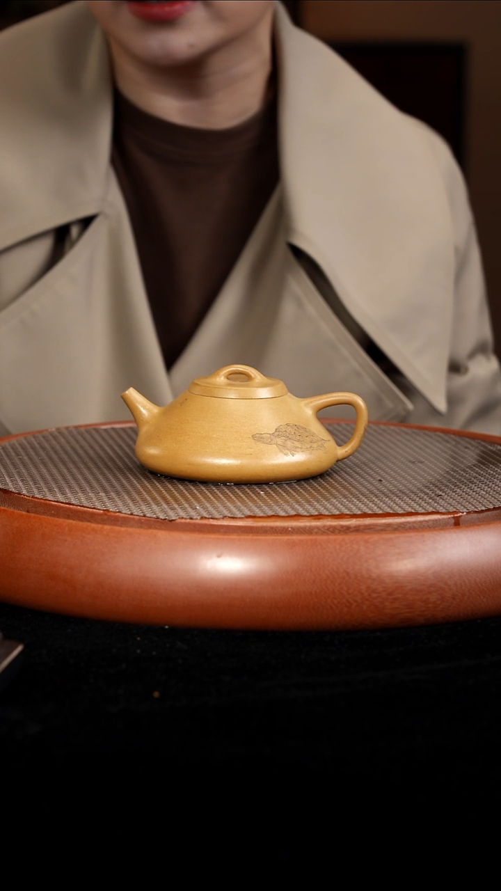 茶壶紫砂【F091】黄金段纳瓢 宜兴紫砂