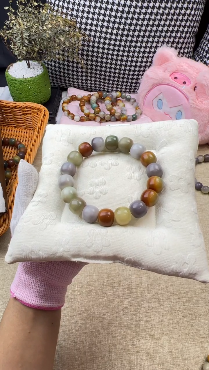 手串菩提根/象牙果卡14干磨桶珠青梅酒