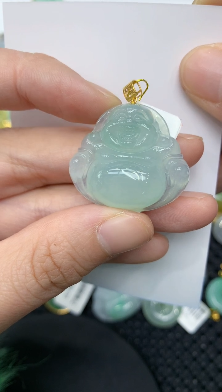 【闪购商品】翡翠颈饰18K金镶嵌11111111