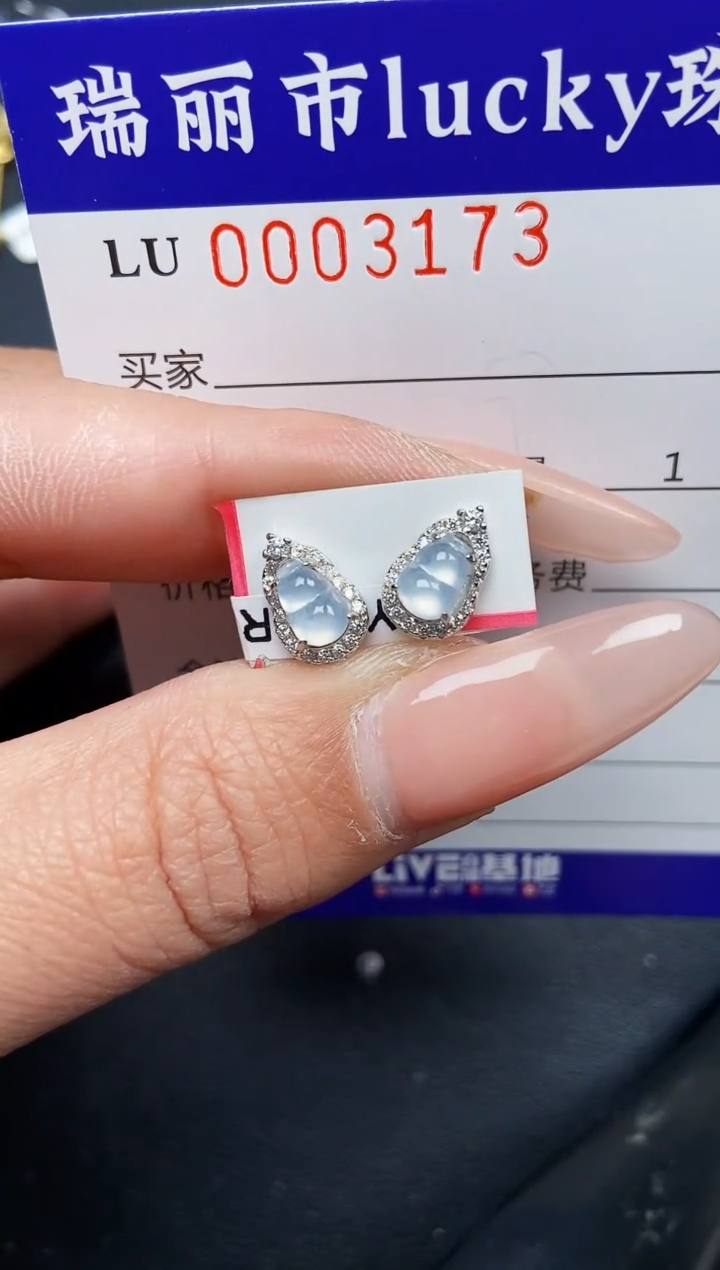 【闪购商品】翡翠颈饰银S925镶嵌3173