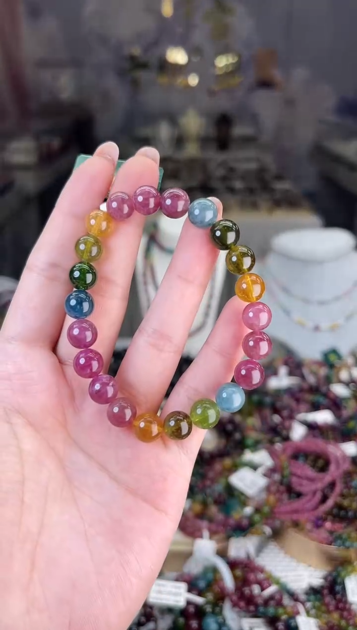 【闪购商品】碧玺/未镶嵌8mm+碧玺单圈多样性发货