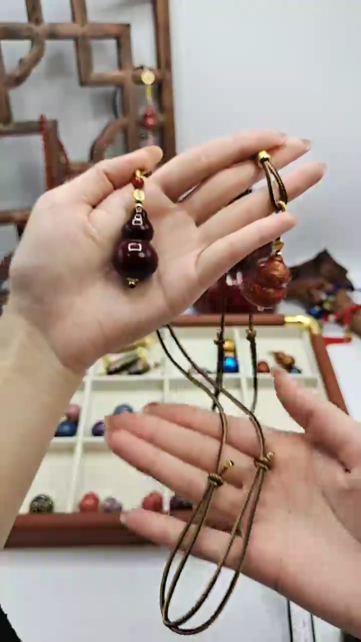 榕城大漆非遗大漆红葫芦