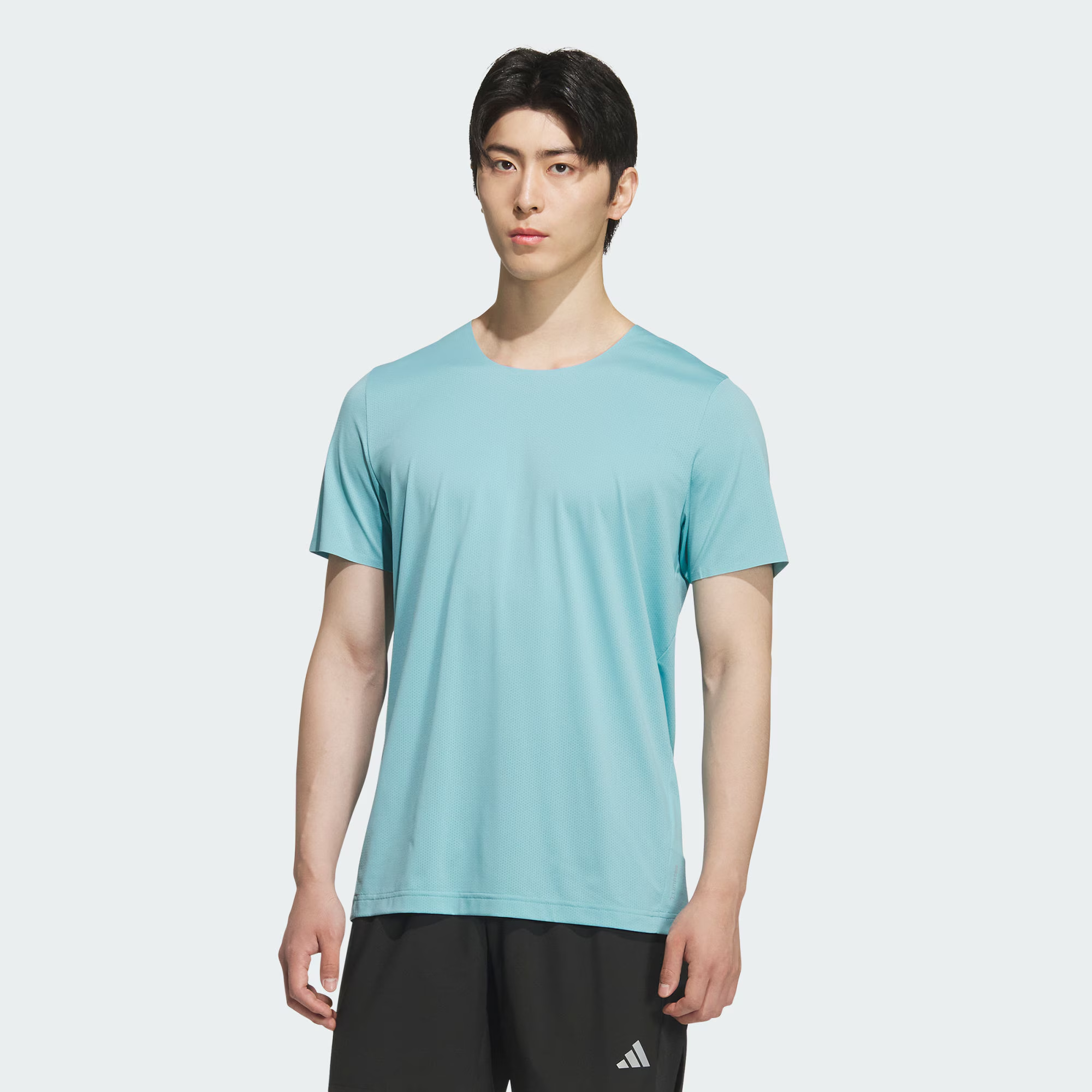 adidas/阿迪达斯ESS SS T-SHIRT M速干跑步运动短袖圆领T恤KH3753