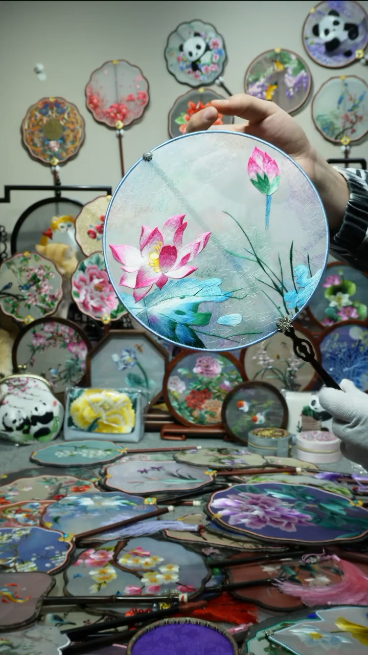 刺绣纯手工苏绣艺术品