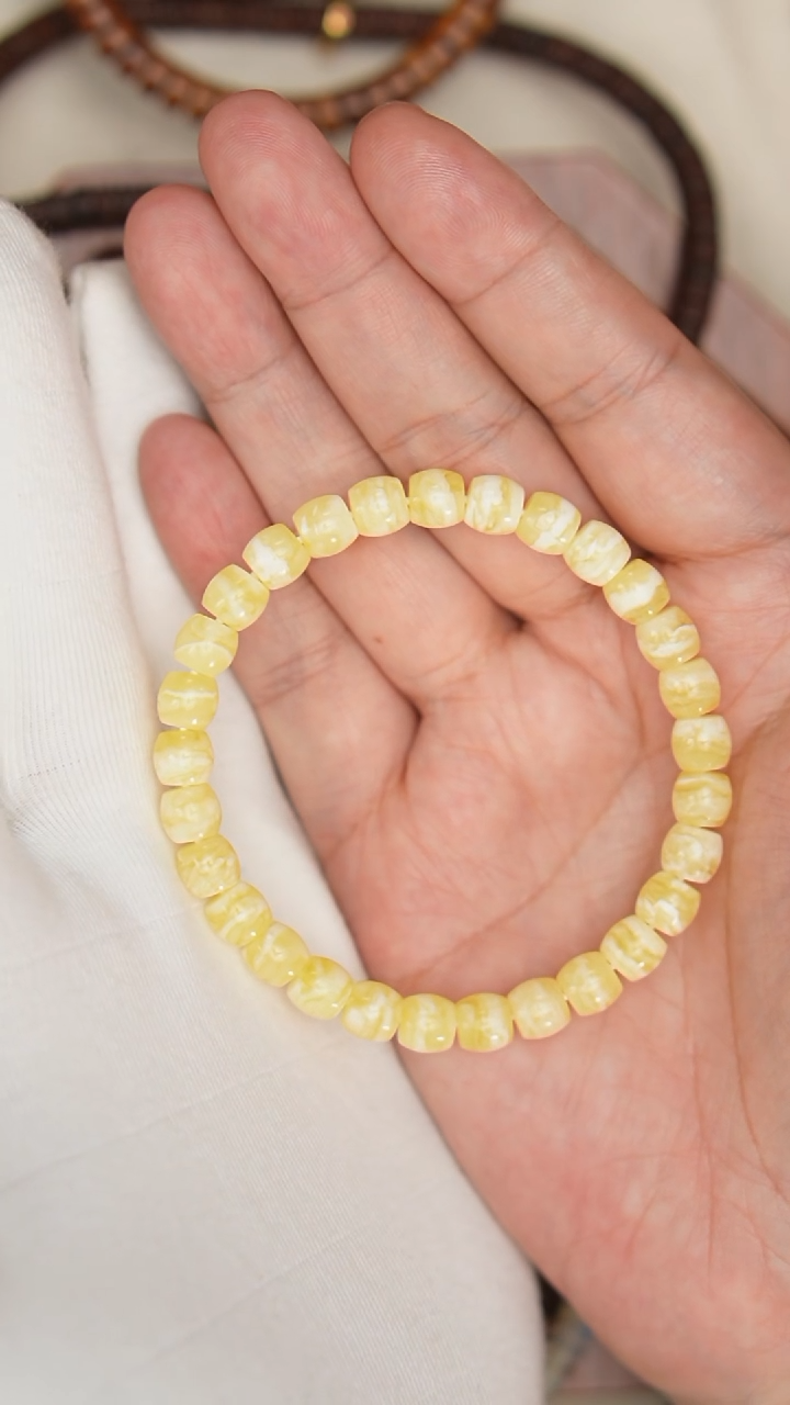 【闪购商品】蜜蜡珠宝奇石未镶嵌约8mm+（单件）