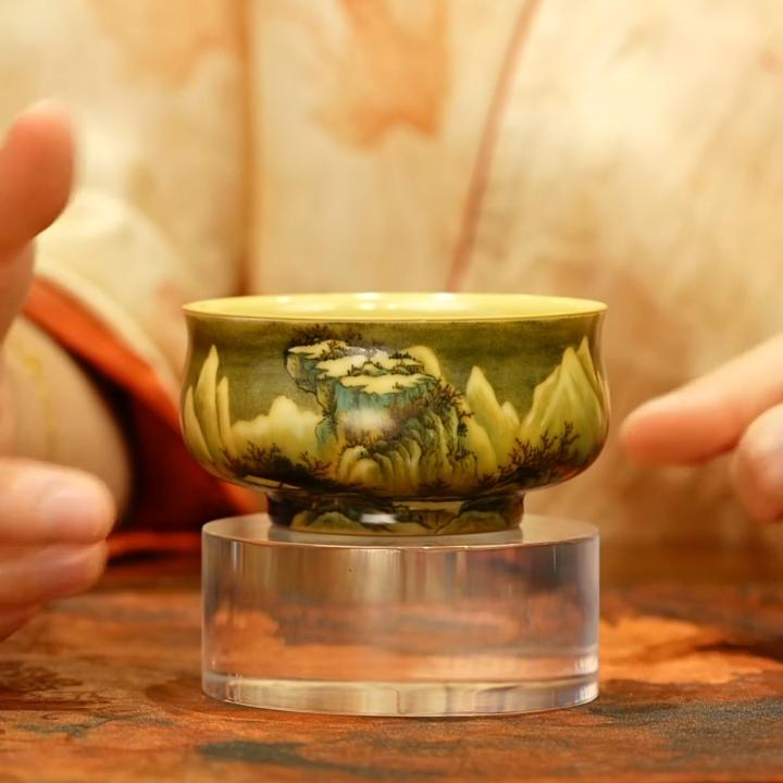 【央广非遗】谢小金快雪时晴图杯xxj98