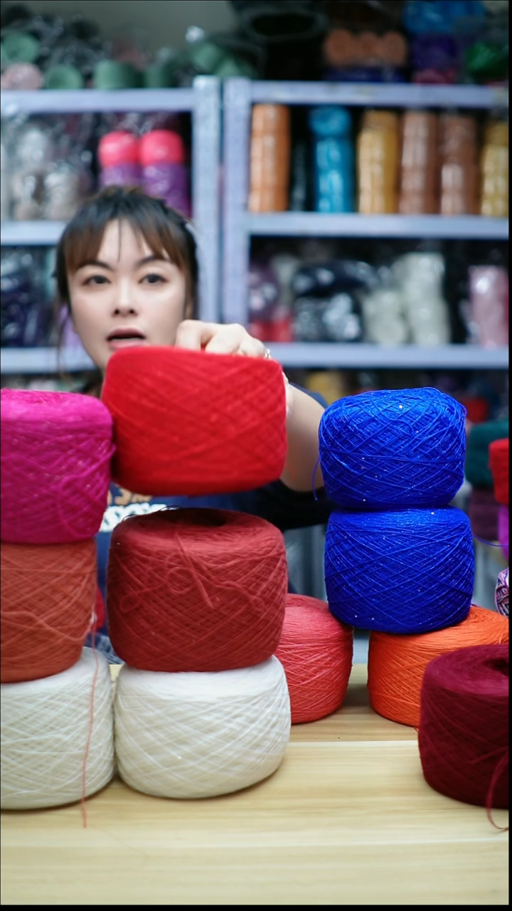 羊绒欢姐手编线A375