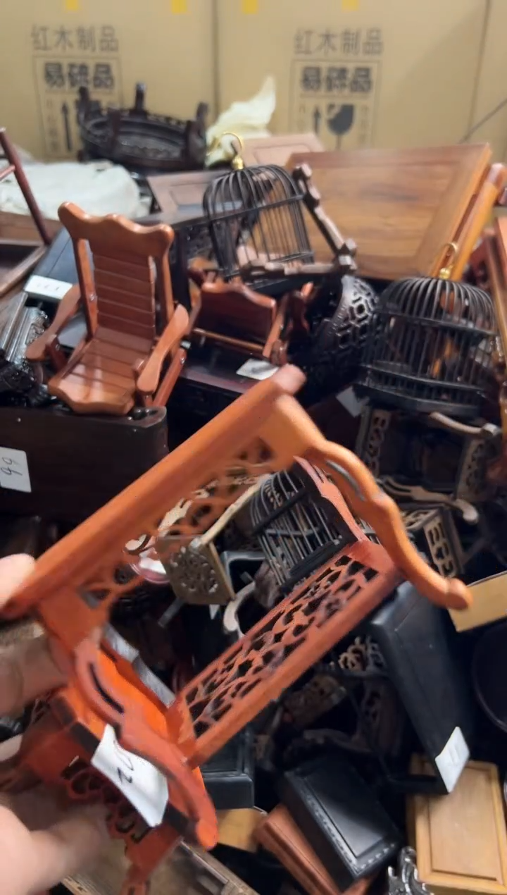 【闪购商品】木532瑕疵底座花架摆件处理2个