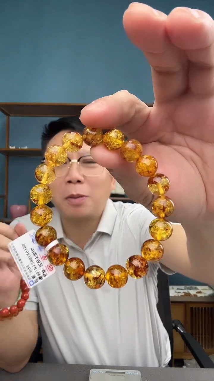 裸石琥珀未镶嵌微瑕介意勿拍4