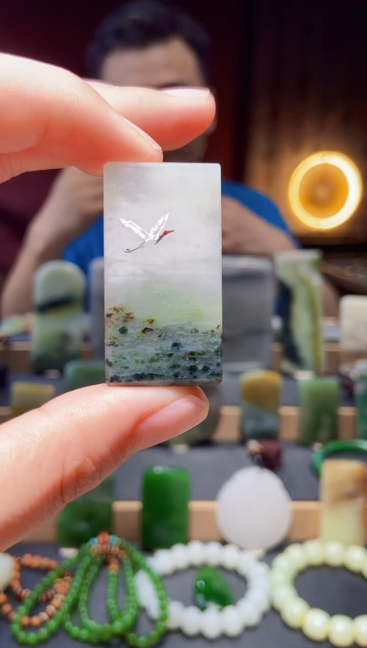 独山玉未镶嵌颈饰yc