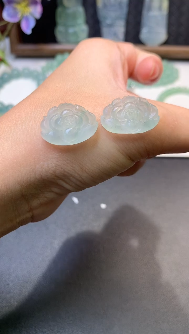 未镶嵌定制翡翠毛货