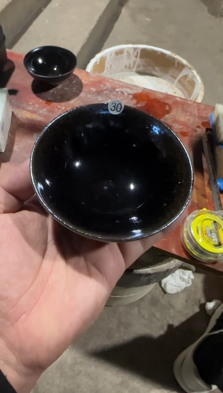 茶盏30号双和龙窑柴烧作品