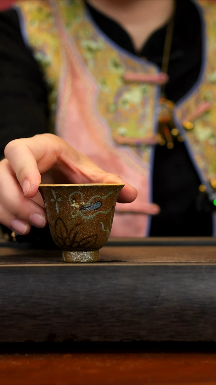 【闪购商品】紫砂茶壶敦煌柴烧飞天杯