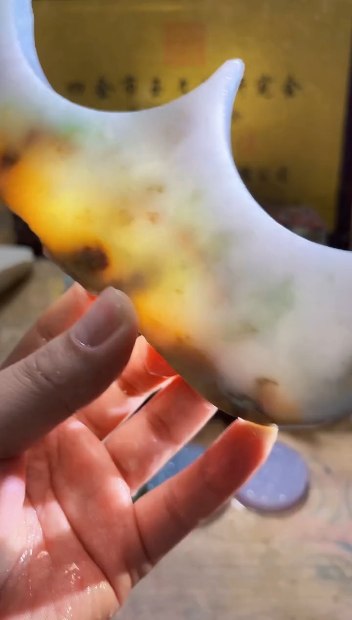 未镶嵌挂件翡翠A货常星7405