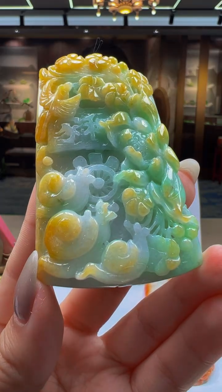 【闪购商品】定制翡翠未镶嵌Q2025-2-23-47