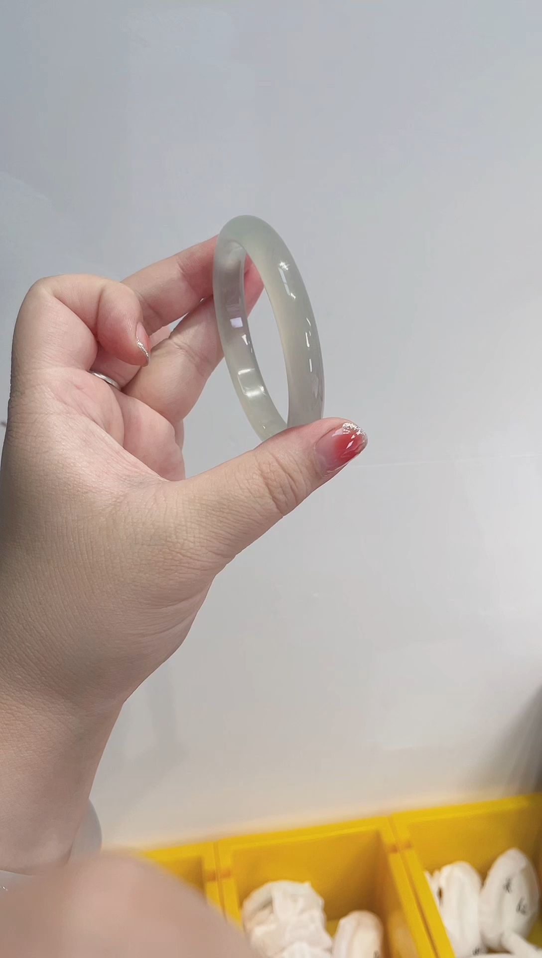 【闪购商品】玛瑙/玉髓手镯未镶嵌003圈口56