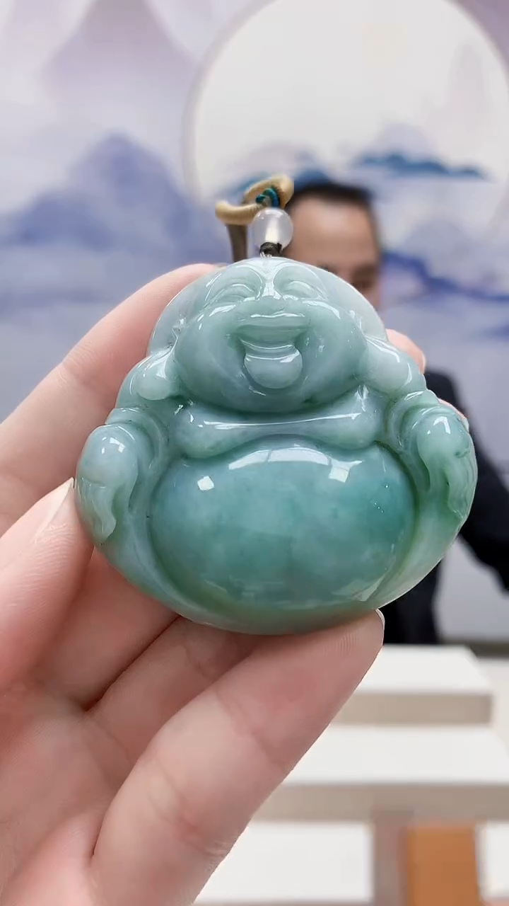 未镶嵌定制翡翠4957ry-毛货挂件33