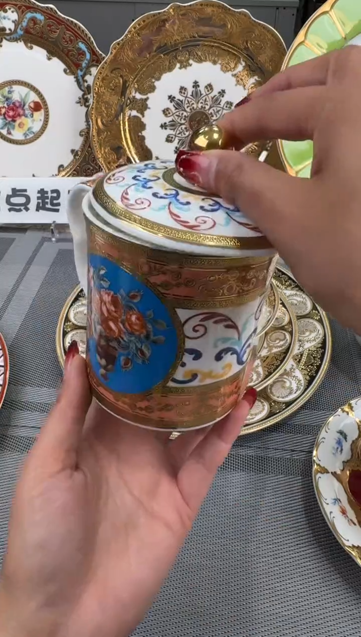 【闪购商品】瓷片会议杯 1个 瑕   福利价