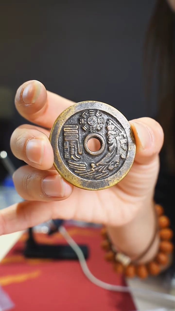 【闪购商品】金属老老君拂尘花钱0374/3.8