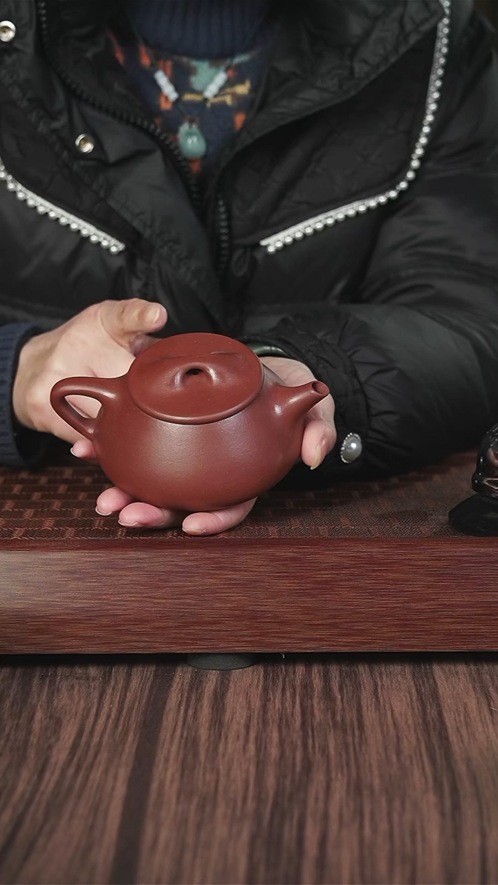 【闪购商品】紫砂茶壶LY红皮龙 光明石瓢