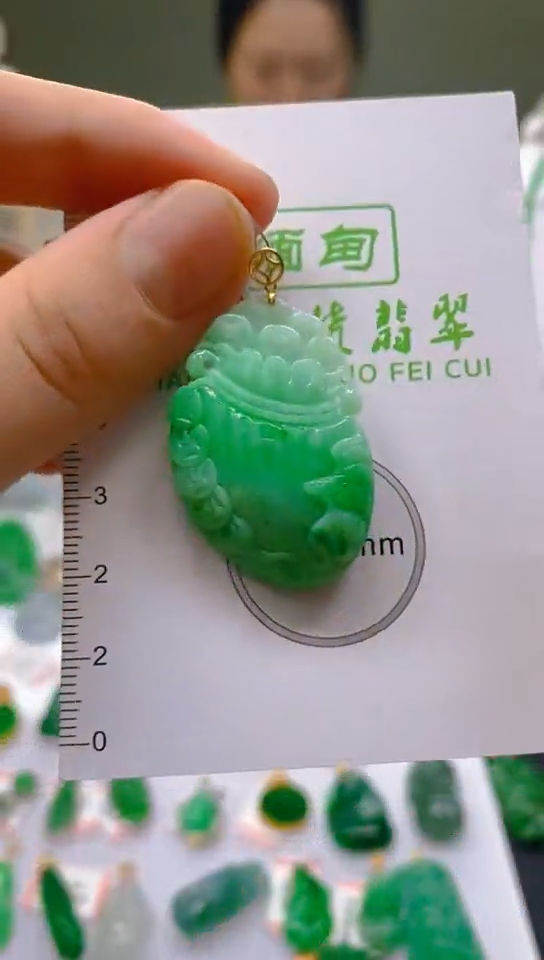 【闪购商品】翡翠颈饰18K金镶嵌新号开播，全场乱卖