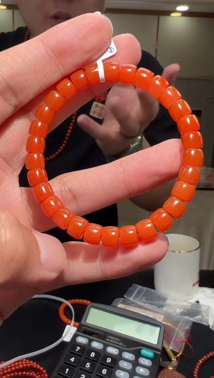【闪购商品】南红玛瑙手链未镶嵌7mm/yz01586多样性发货