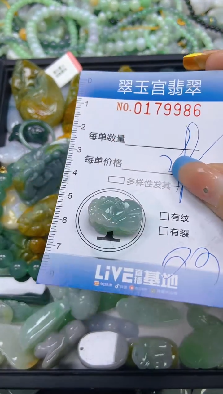 翡翠未镶嵌颈饰闪购0179986