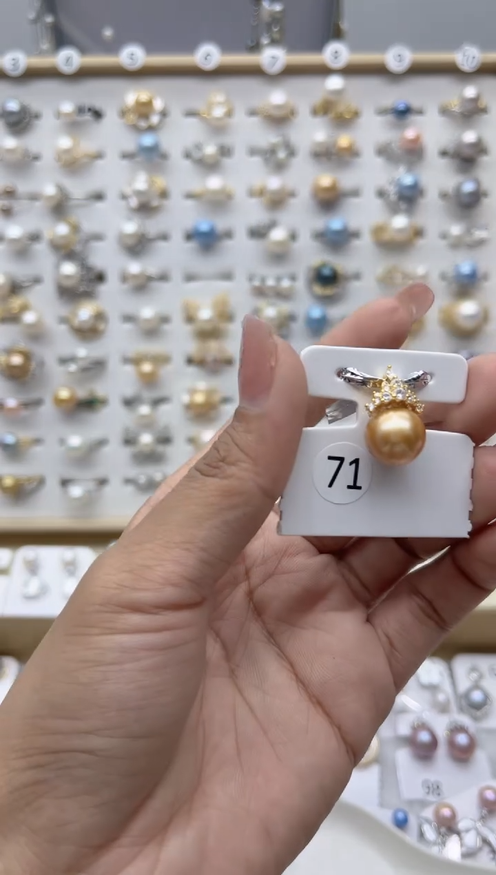 【闪购商品】淡水珍珠戒指合金64