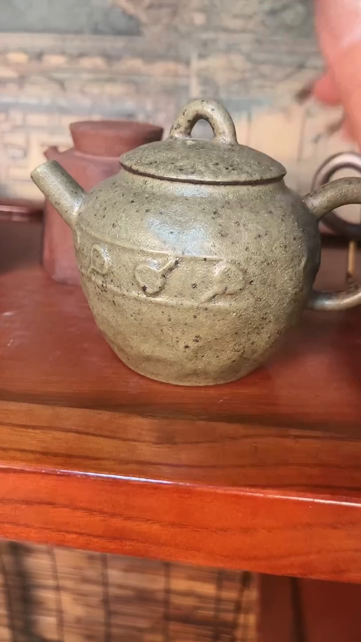 【闪购商品】D3  玛瑙绿圆满壶全手老岩泥