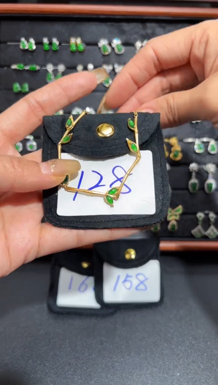 【闪购商品】翡翠颈饰银S925镶嵌蛋面/支持复检/一件