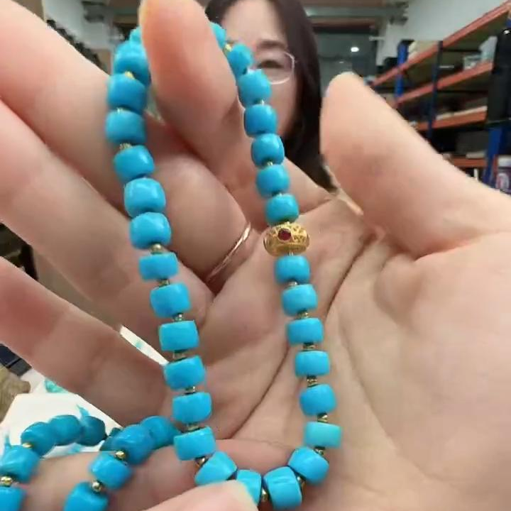 【老掌柜】绿松石手串 AUN071228