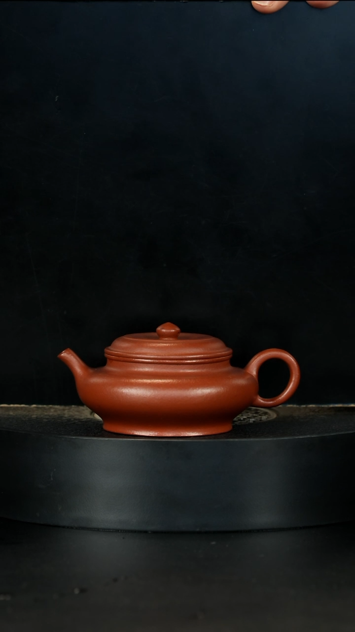 【闪购商品】紫砂茶壶小煤窑铁皮朱泥大蕴虚扁