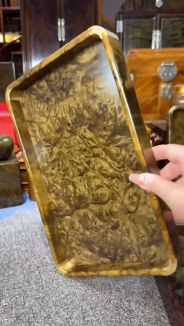 【闪购商品】乌木类成套家具阴沉乌木托盘Y37