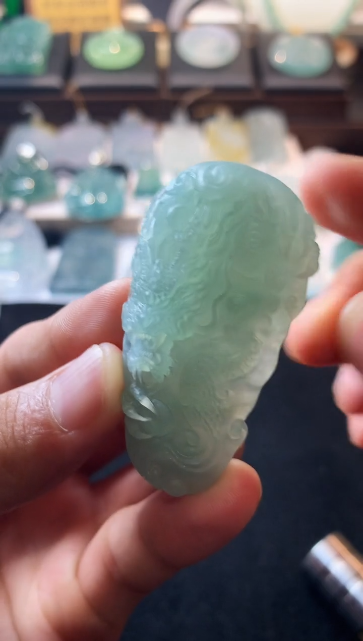 未镶嵌定制翡翠小**～  5036毛货不退不换