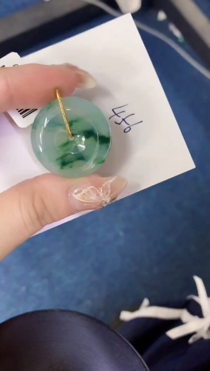 【闪购商品】翡翠颈饰18K金镶嵌00000000000