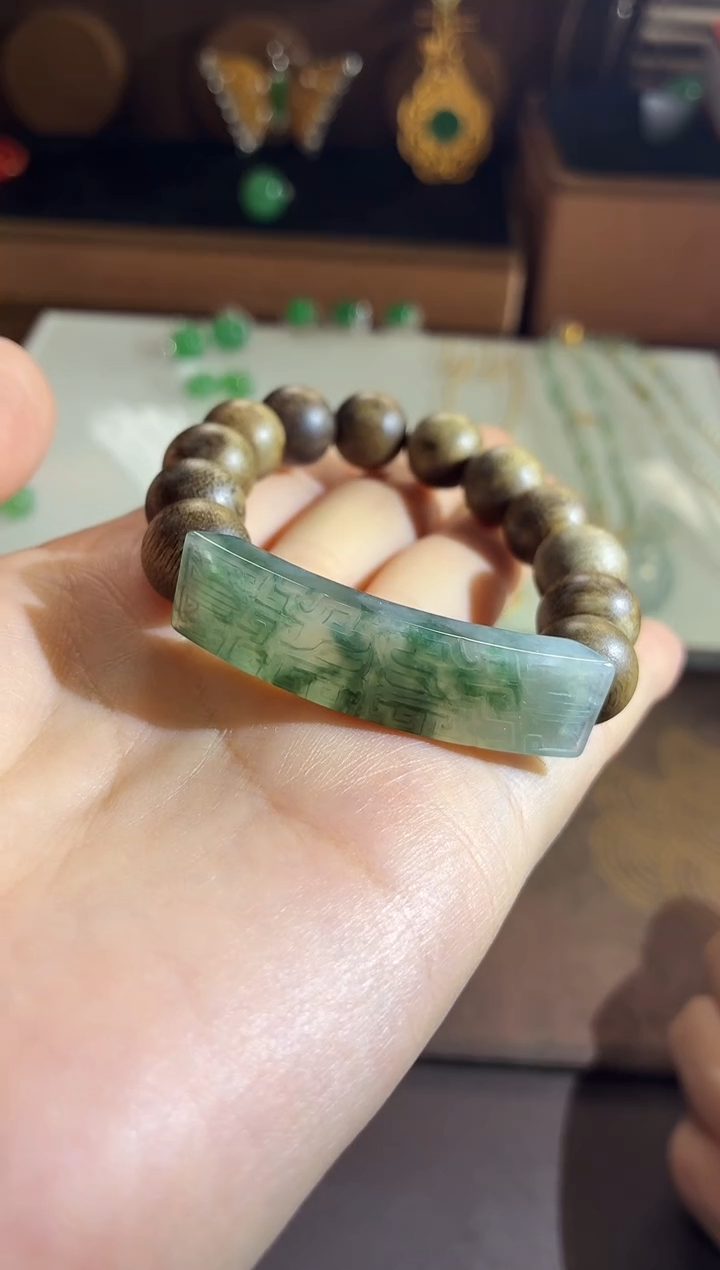未镶嵌手链翡翠手串